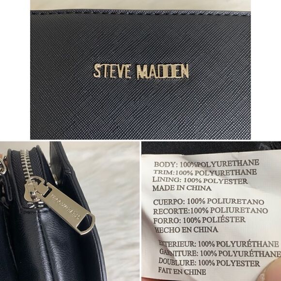 Steve Madden Black Crossbody Wallet Bag - Picture 6 of 12